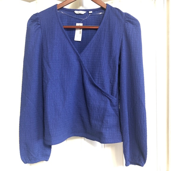 Reitmans Long-Sleeve V-Neck Wrap Top - Picture 4 of 7